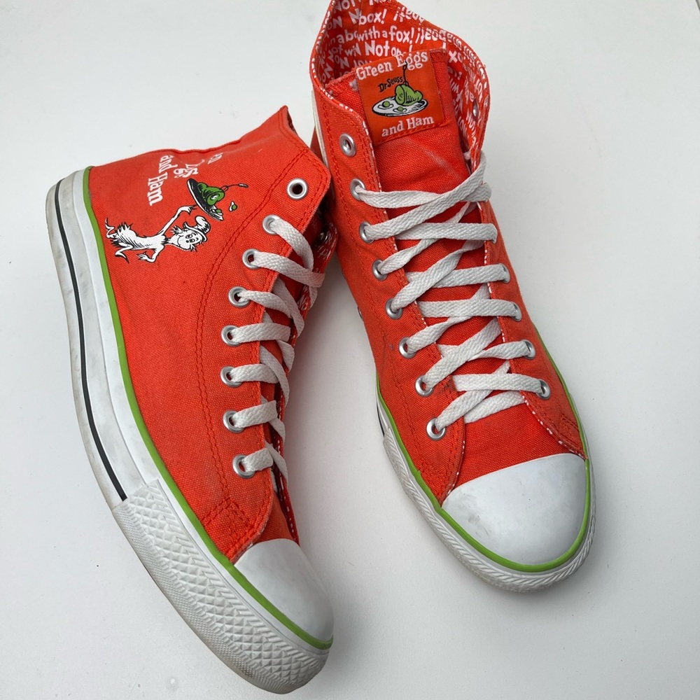 Converse Chuck Taylor All Star x Dr. Seuss Green Eggs and Ham High-Top Sneakers